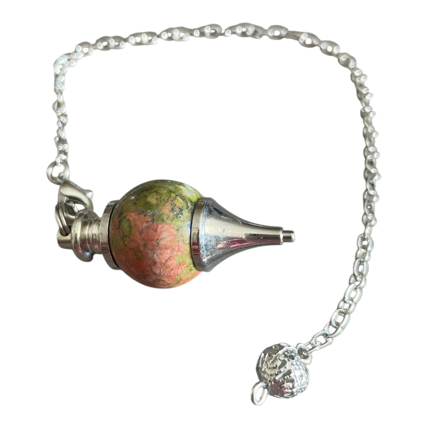 Pendule Ésotérique en Unakite