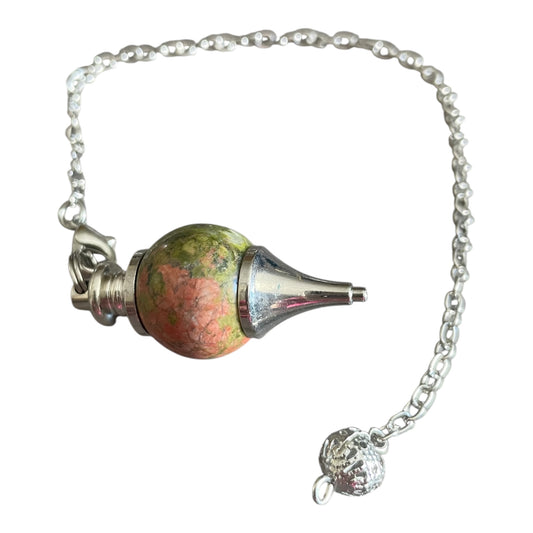 Pendule Ésotérique en Unakite