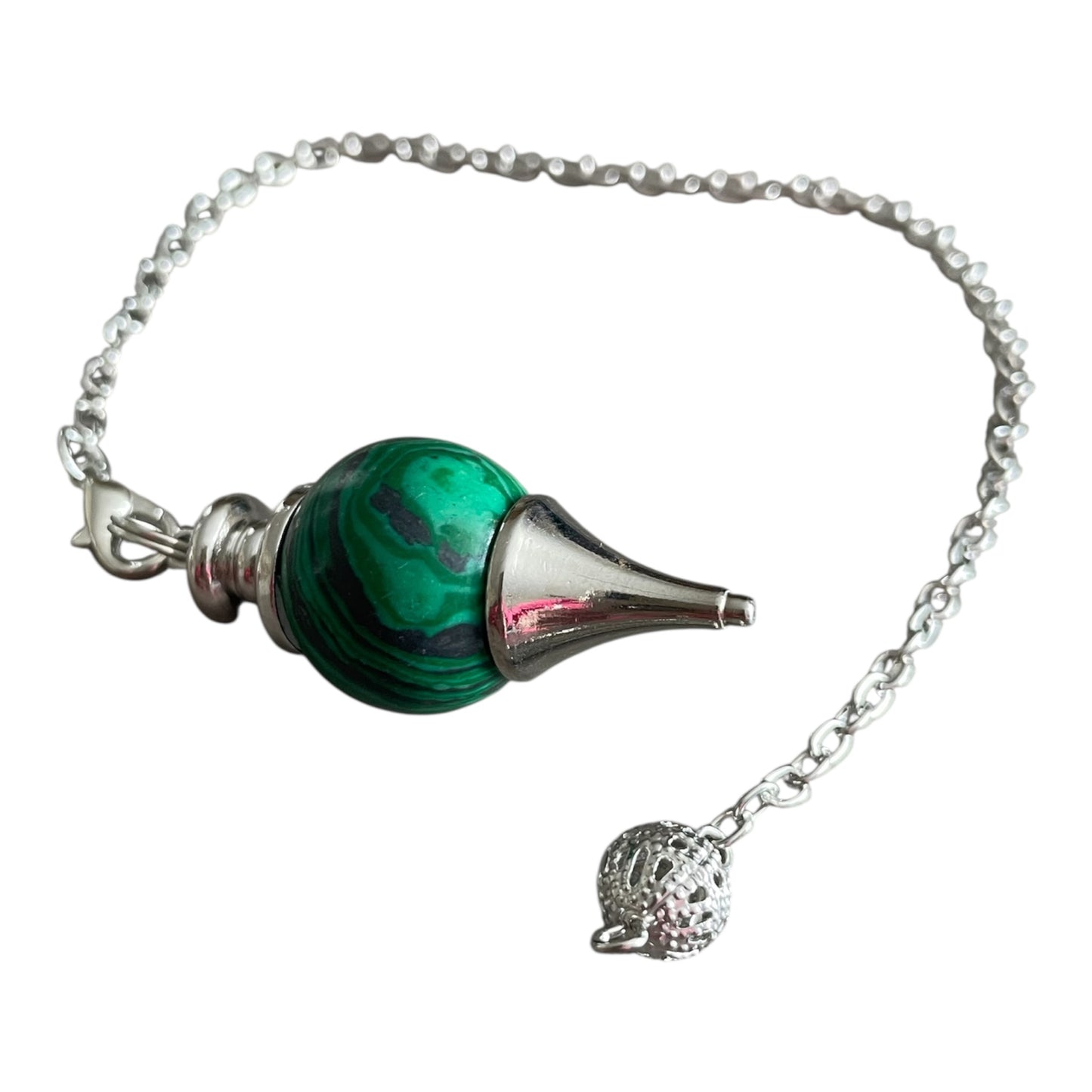 Pendule divinatoire malachite