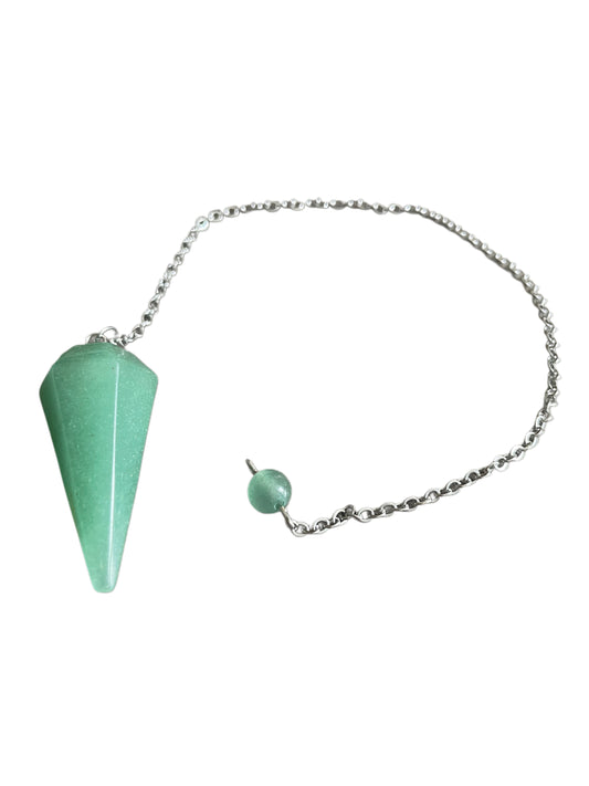 Pendule divination Aventurine verte